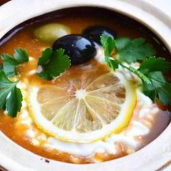 Рецепт Сборной рыбной солянки