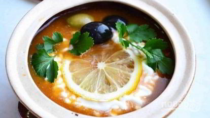 Рецепт Сборной рыбной солянки