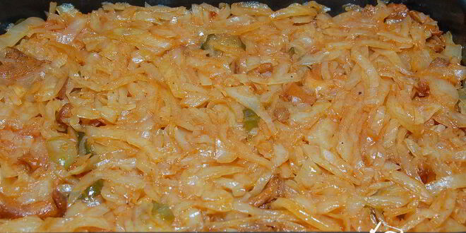 Рецепт солянки из капусты с грибами