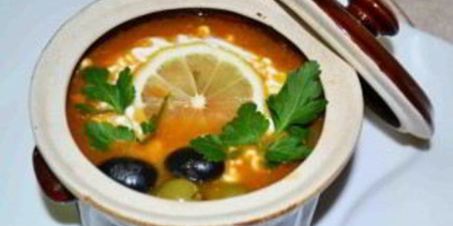 Рецепт солянки из рыбы