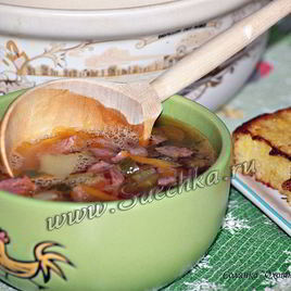 Рецепт Солянки Охотничьи колбаски