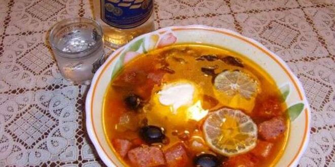 Рецепт солянки по-сибирски