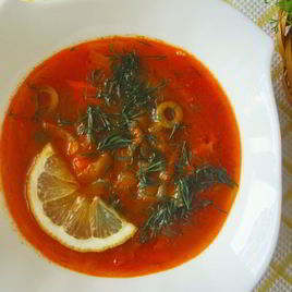 Рецепт Солянки рыбной