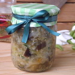 Рецепт Солянки с баклажанами и капустой на зиму