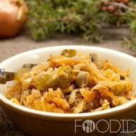 Рецепт Солянки с грибами и капустой