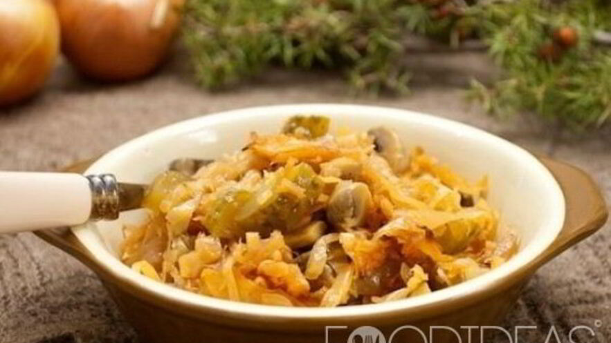 Рецепт солянки с грибами и капустой