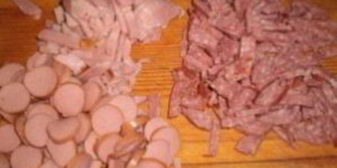 Рецепт солянки с колбасой и грибами