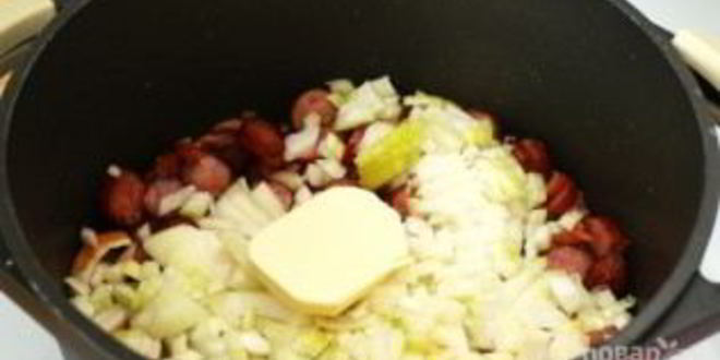 Рецепт солянки с копченой колбасой