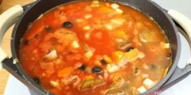 Рецепт солянки с копченой колбасой