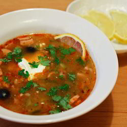 Рецепт Солянки с копченостями