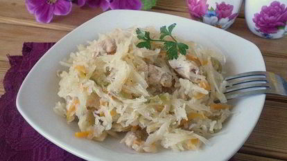 Рецепт Солянки с мясом и капустой