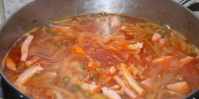 Рецепт солянки с оливками