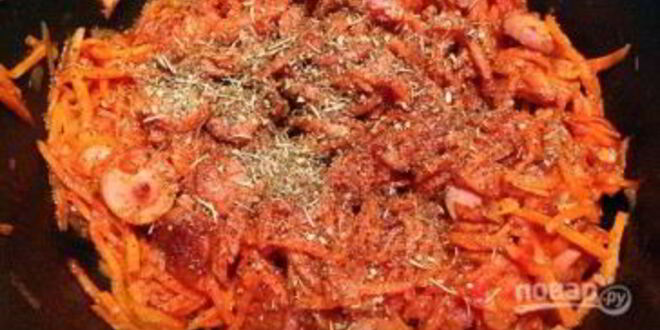 Рецепт солянки с сосиской из свежей капусты