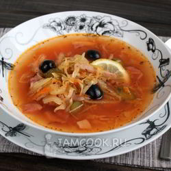 Рецепт Солянки сборной в мультиварке