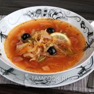 Рецепт Солянки сборной в мультиварке