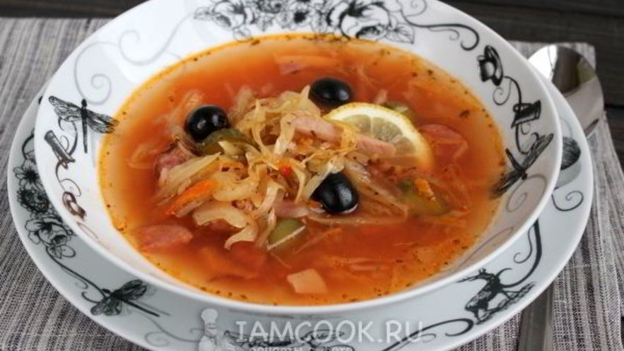 Рецепт солянки сборной в мультиварке