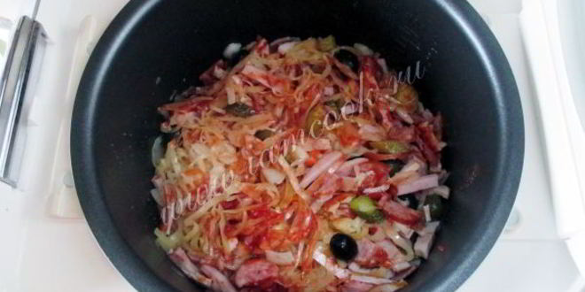 Рецепт солянки сборной в мультиварке