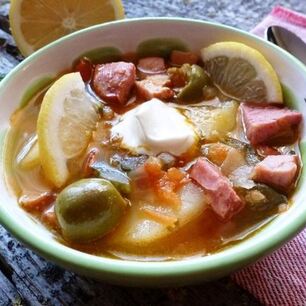 Рецепт Солянки Сытной