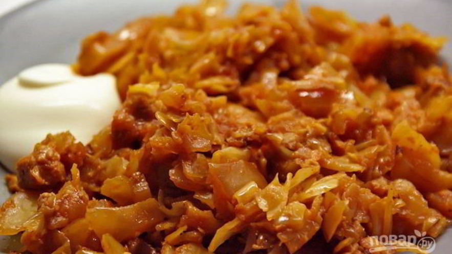 Рецепт солянки — тушеной капусты