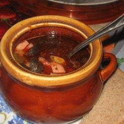 Рецепт Солянки в горшочках