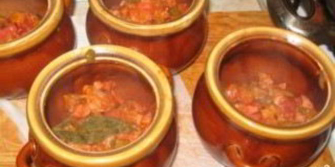 Рецепт солянки в горшочках