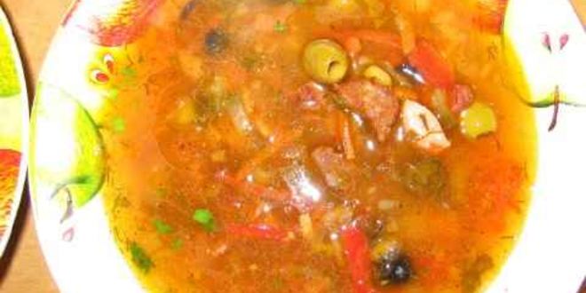 Рецепт солянки в горшочке