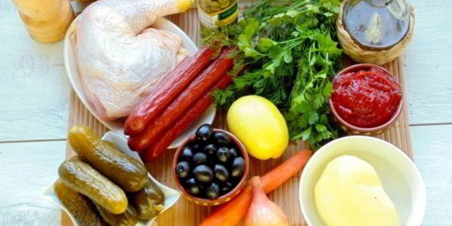 Рецепт солянки в мультиварке