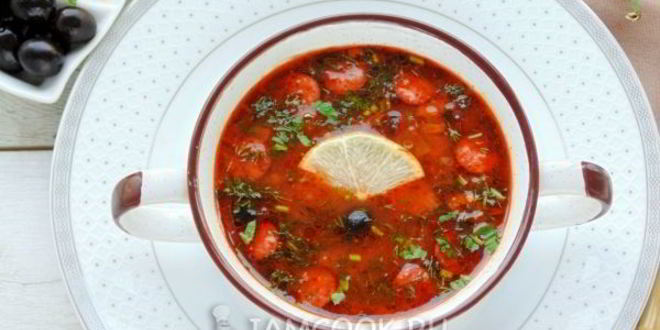 Рецепт солянки в мультиварке