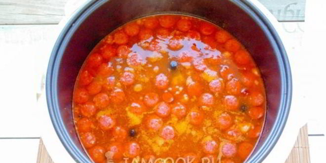 Рецепт солянки в мультиварке