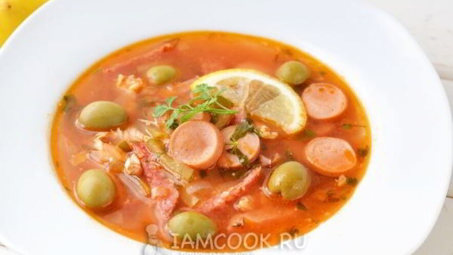 Рецепт супа солянка классическая