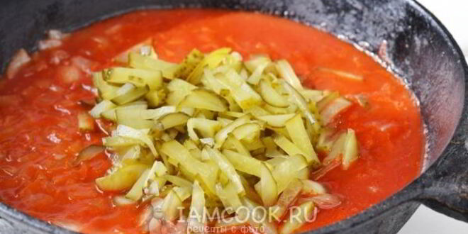 Рецепт супа солянка классическая