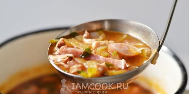 Рецепт супа солянка классическая
