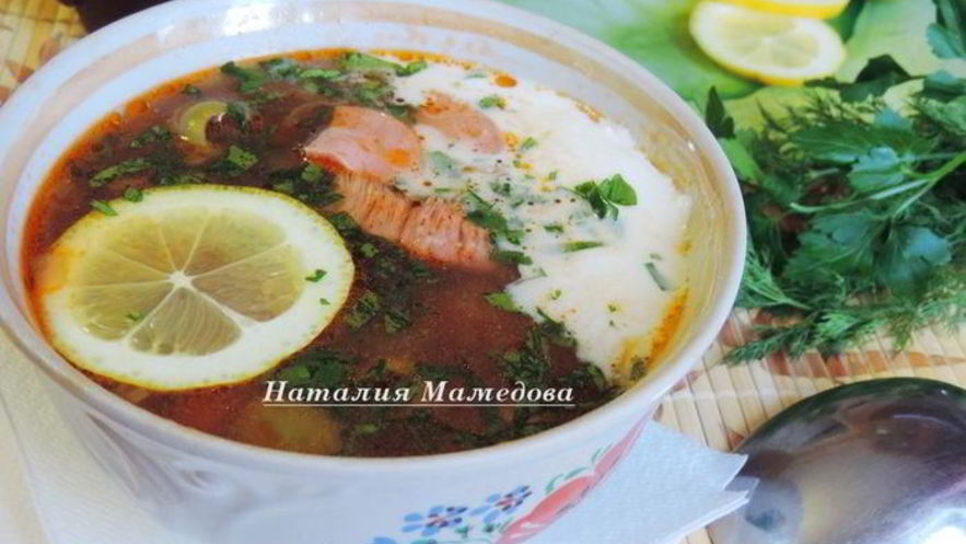 Рецепт супа-солянки обедаем дома