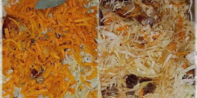 Рецепт утки с капустой