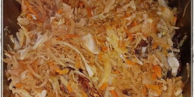 Рецепт утки с капустой