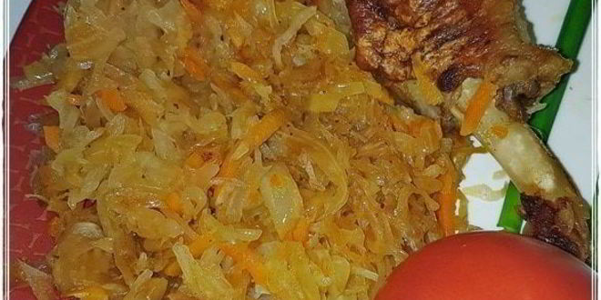 Рецепт утки с капустой