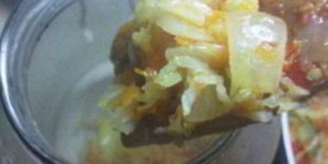 Рецепт вкусной солянки из капусты на зиму