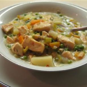 Рецепт Супа Чаудер из лосося