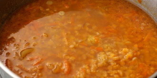 Рецепт супа из чечевицы