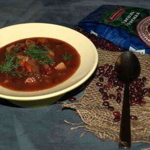 Рецепт Супа из красной фасоли