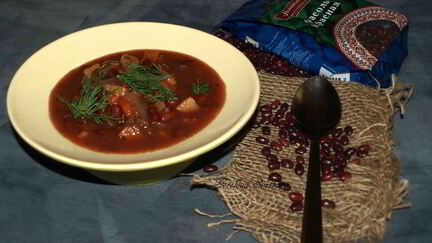 Рецепт Супа из красной фасоли