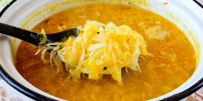 Рецепт супа из квашеной капусты