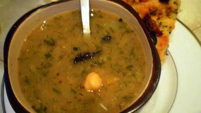 Рецепт Супа из нута с грибами