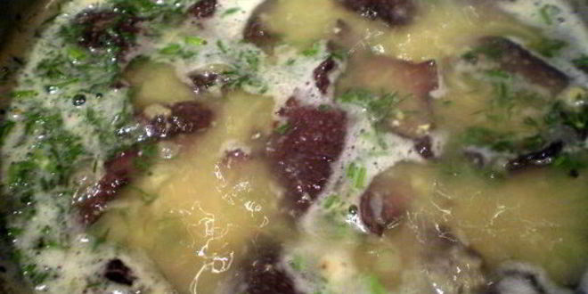 Рецепт супа из нута с грибами