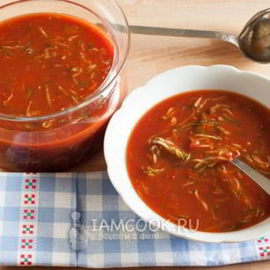 Рецепт Супа из томатного сока