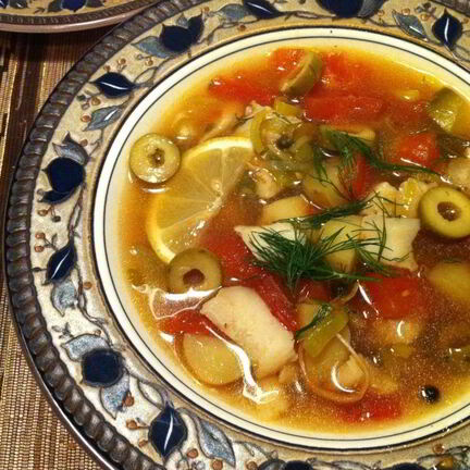 Рецепт Супа из трески