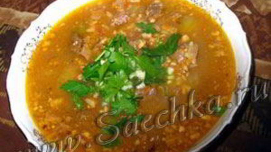 Рецепт харчо из говядины