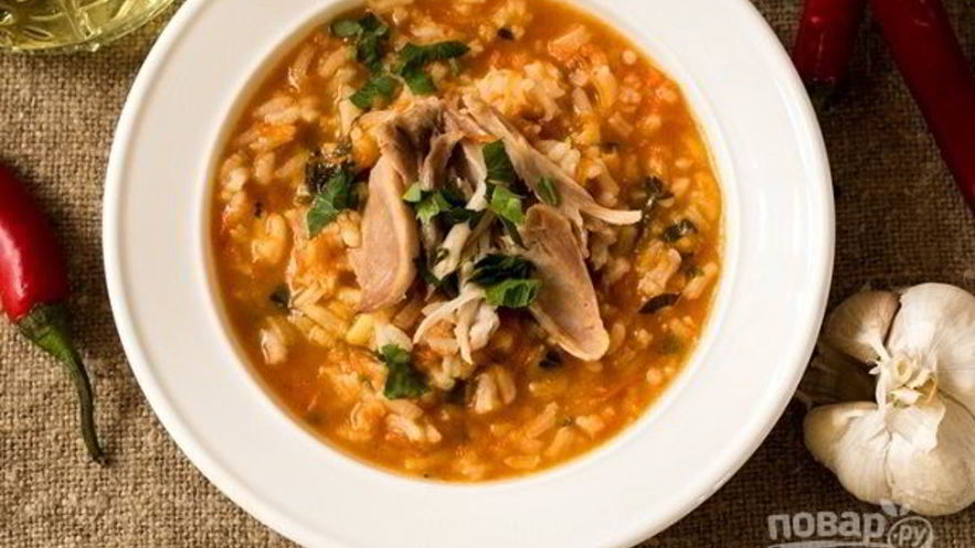 Рецепт харчо из курицы