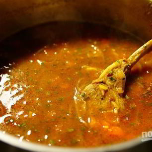 Рецепт Харчо с аджикой