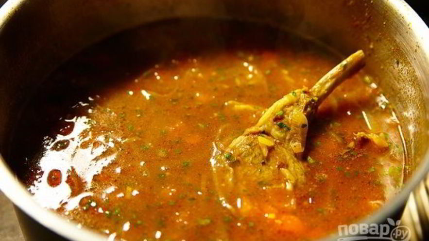 Рецепт харчо с аджикой